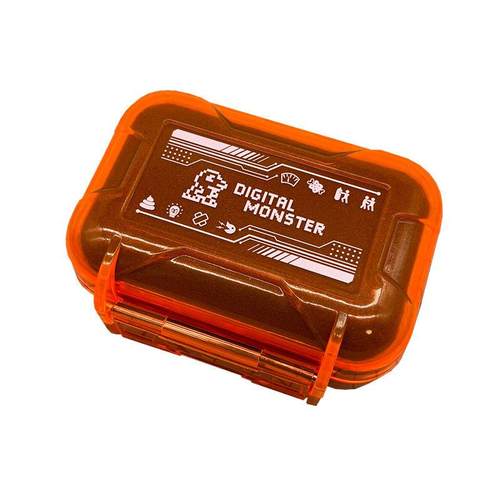 暴龙机元祖超龙彩屏黑白通用透明塑料收纳盒便携数码宝贝机保护包