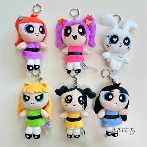 newjeans飞天小女警挂件minji hanni haerin娃娃钥匙扣公仔玩偶女