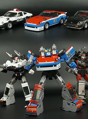 变形玩具大师级MP17警车MP18蓝霹雳MP19烟幕烟雾G1日版MP系列