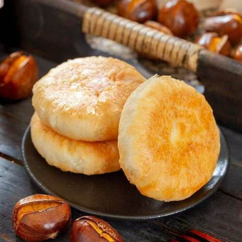 【发净重】板栗饼传统糕点松软可口下午茶老人休闲解馋点心代餐
