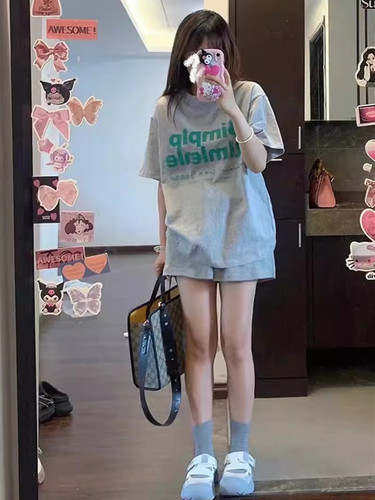 两件套装家居服可外穿韩版运动