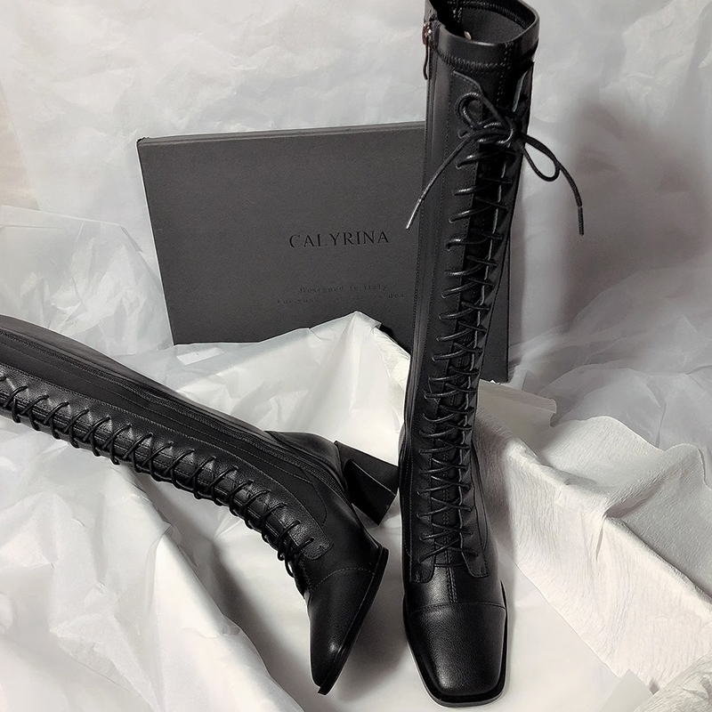 Classykey高跟靴气质百搭