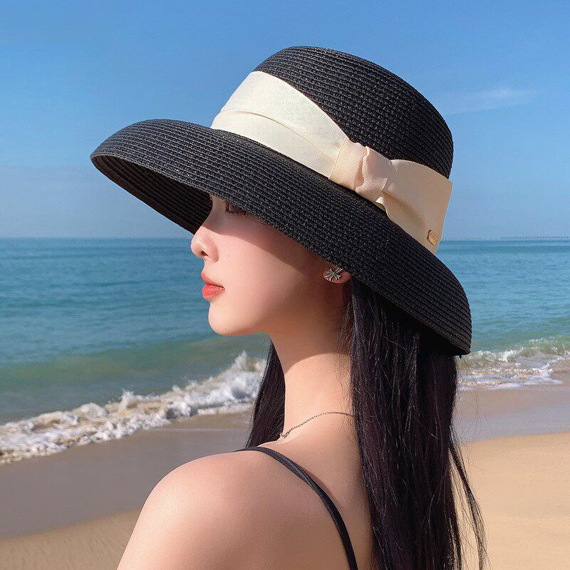 Classy key新加坡设计师联名款沙滩出片盆帽显脸小渔夫帽百搭草帽