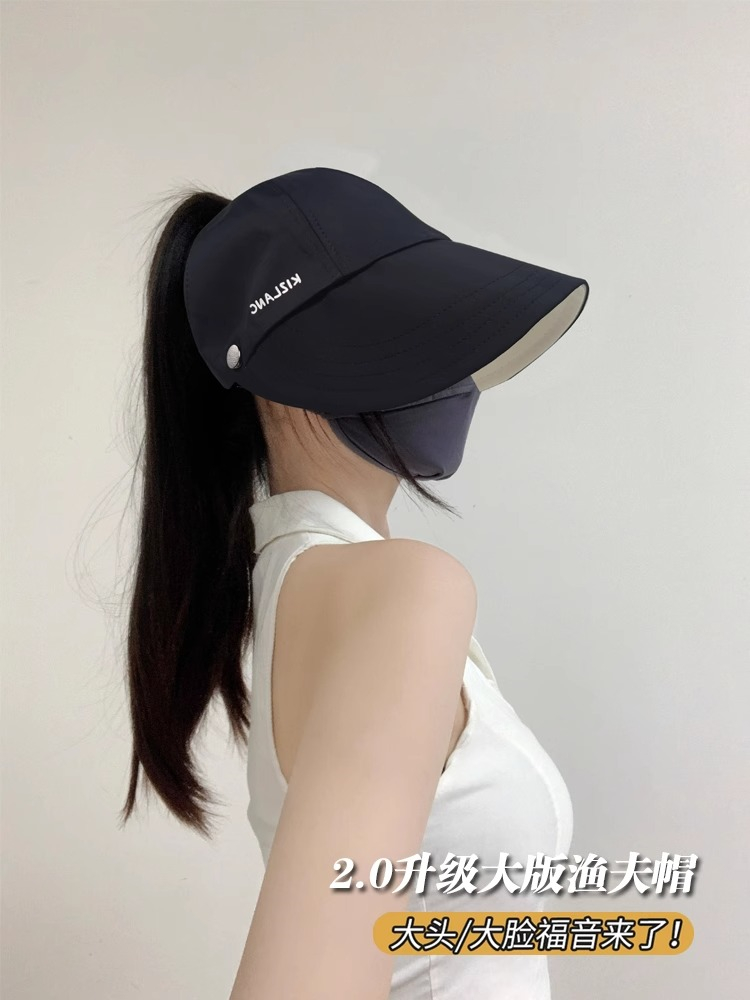 Classy key新加坡设计师联名款2025夏遮阳帽双面渔夫帽