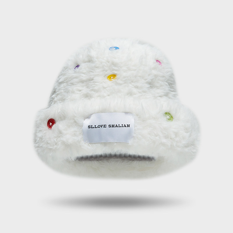 Classy key新加坡设计师联名款毛绒渔夫帽女冬季针织盆帽渔夫帽子,服饰配件/皮带/帽子/围巾,帽子,淘宝优惠券,粉丝福利购,淘宝优惠卷