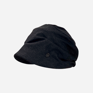 Classy key新加坡设计师联名款保暖护耳显脸小堆堆帽褶皱剪裁冷帽