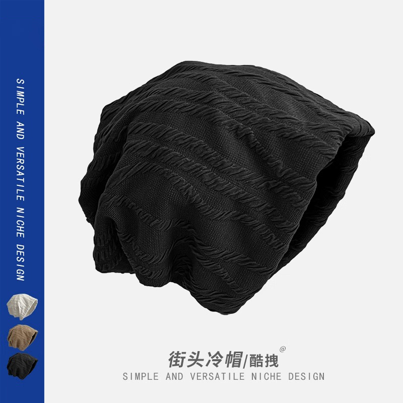 Classy key日本设计师联名款街头大头围套头帽月子空调帽包