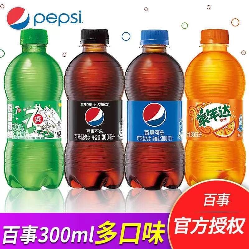 无糖碳酸解渴美年达七喜汽水