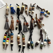 乐福鞋 饰挂件潮鞋 鞋 袋鼠鞋 挂鞋 面装 串珠装 饰配件美拉德流苏配件