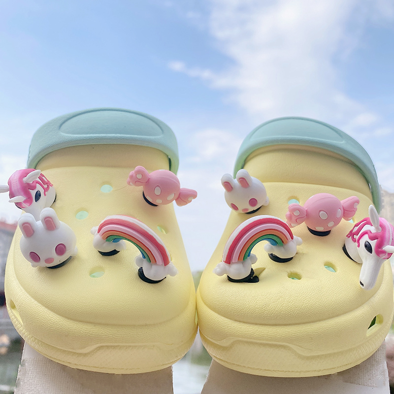 适配洞洞鞋鞋花鞋扣配饰智必星