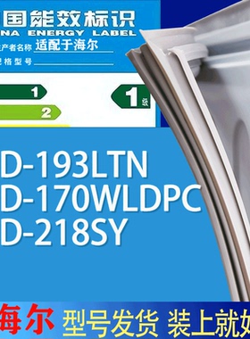 适用海尔冰箱BCD-193LTN 170WLDPC 218SY门密封条胶条吸力磁条圈