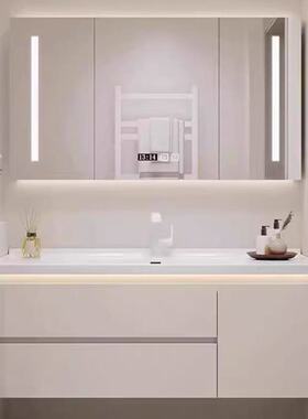 智能浴室柜陶瓷一体盆69/79CM89/99公分109/119厘米洗漱台盆