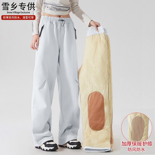 东北保暖棉裤女加绒加厚冬季