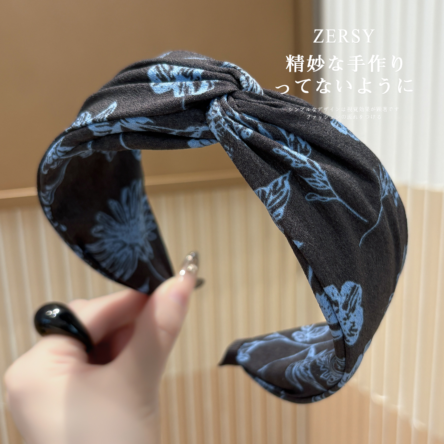 新款交叉布艺打结高颅顶发箍女款