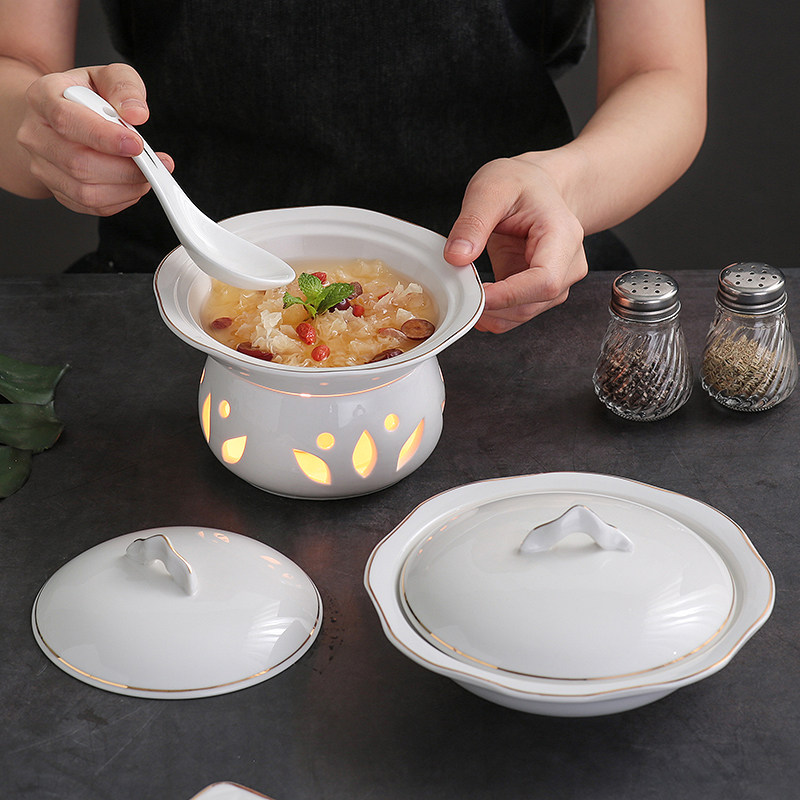 俊骨小米辽参盅碗燕窝炖盅隔水