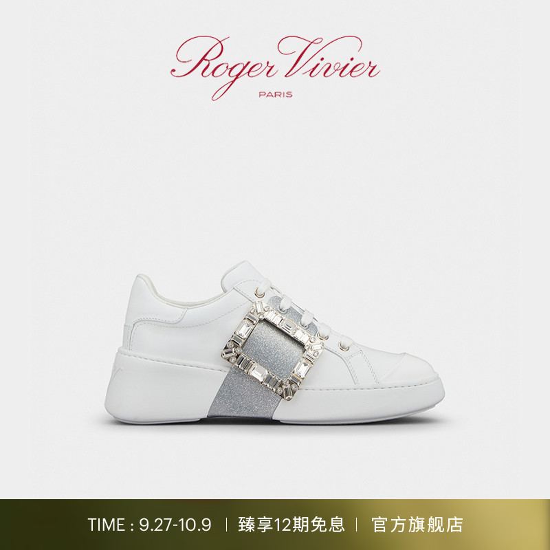 RV复古钻扣女鞋休闲鞋