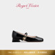 RV女鞋 Vivier Roger Tres Vivier饰扣漆皮玛丽珍鞋 24期免息