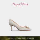 RV女鞋 Efflorescence皮革高跟单鞋 Vivier 新品 新年礼物 Roger
