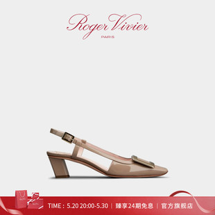 RV女鞋 凉鞋 Belle Roger Vivier 24期免息 Vivier方扣高跟鞋