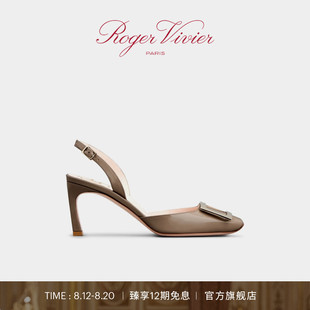 七夕礼物 Vivier Roger 金属扣单鞋 RV女鞋 Trompette细跟高跟鞋