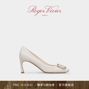 RV女鞋 Vivier 七夕礼物 Trompette喇叭跟皮革高跟鞋 Roger