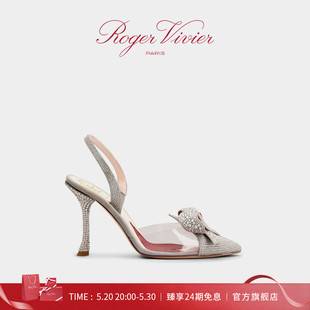 RV女鞋 Vivier钻饰细跟高跟单鞋 Roger Vivier Love 24期免息