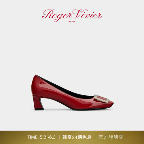 RogerVivier女鞋方扣高跟鞋