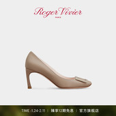 新年礼物 Roger Vivier RV女鞋 Trompette柔软皮革高跟鞋