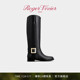 Tres Vivier方扣高筒皮靴长靴 Vivier RV女鞋 新年礼物 Roger
