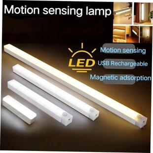 Motion Sensor LED Night Light USB Rechargeable Lamp感应灯