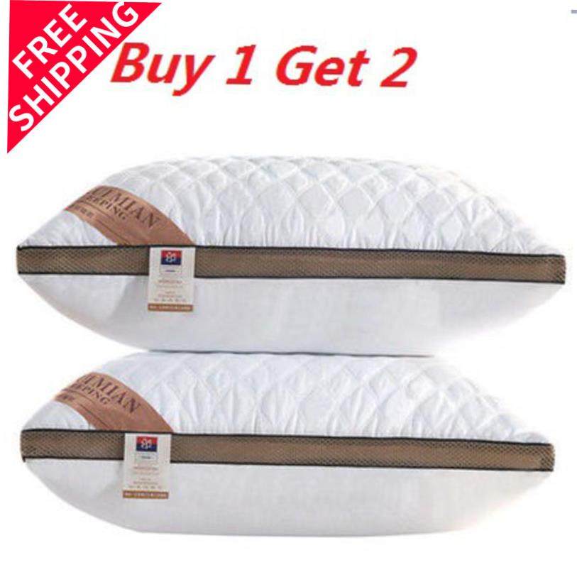 一对酒店成人家用双人清仓特价枕头套枕芯 2pcs set bed pillow