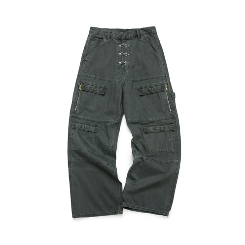 ESOTERIC THING 消防员扣猎装牛仔裤 FIREMAN CLASP  DENIM CARGO