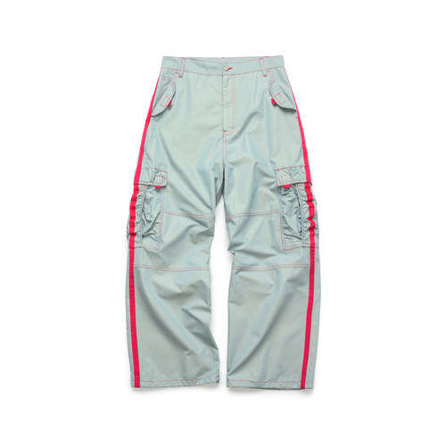 ESOTERIC喜行乐撞色明线工装长裤CONTRAST STITCH CARGO PANTS