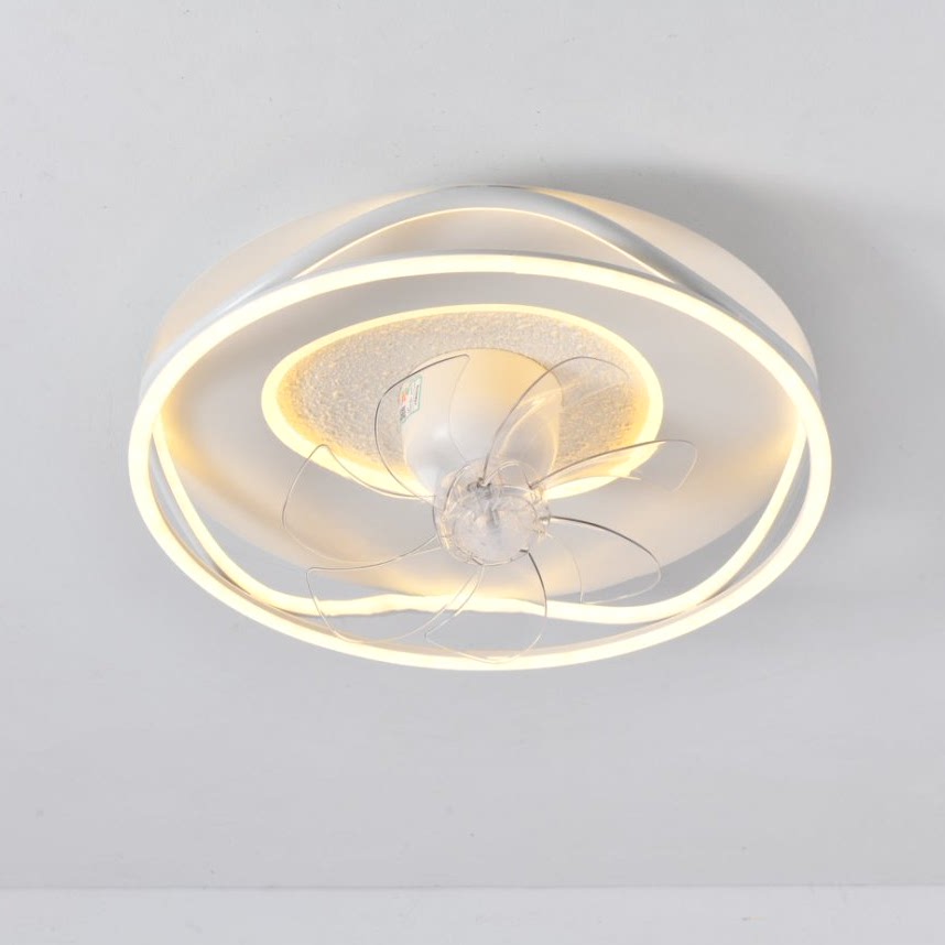 卧室灯带风扇360度摇头简约变光现代天猫精灵吸顶灯房间灯主卧灯