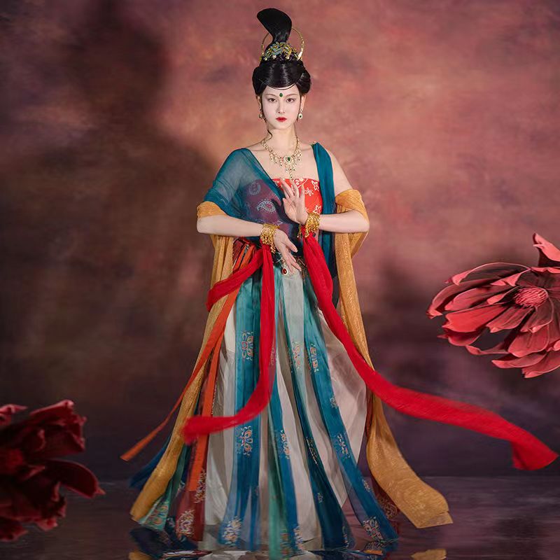 出租飞天舞蹈服敦煌沙漠写真