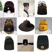 出租翼善冠明制乌纱飞鱼服帽子锦衣卫古装 头冠租借毕业成人礼发冠