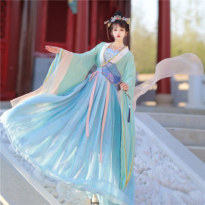 出租汉服女魏晋风齐腰襦裙古装