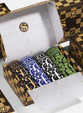 冰丝印花男士三角裤夏季透气薄款男生裤衩凉感无痕中腰三角短裤头