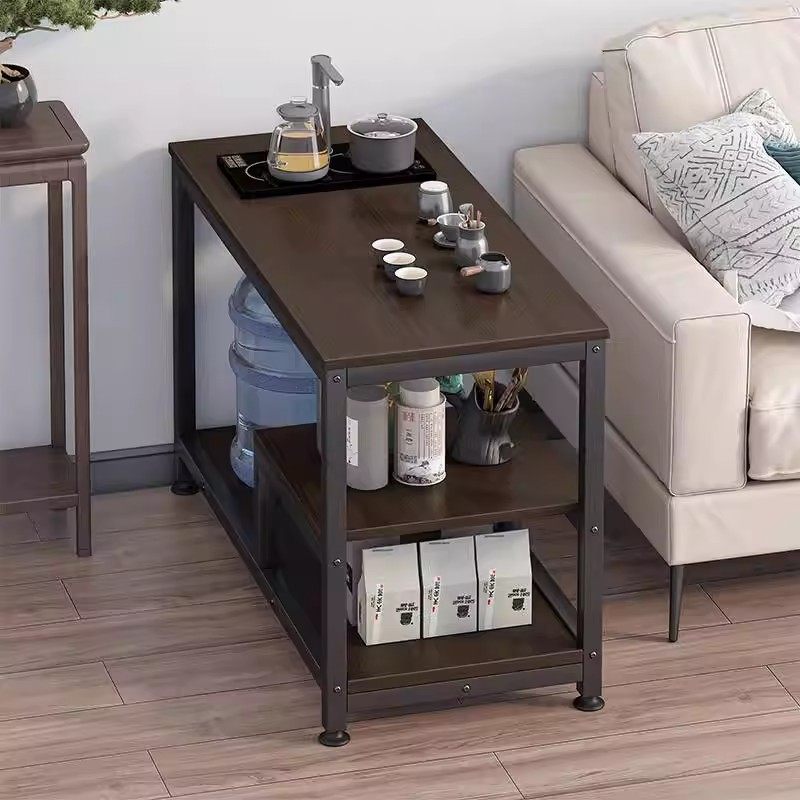 家用小茶桌茶台桌子沙发边几侧边柜茶水柜现代简约简易移动小茶几