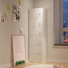 卧室收纳箱抽屉式木质家用玩具零食收纳柜子多层储物柜衣服整理柜