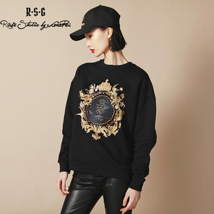 RSG郭培线上成衣品牌高光十刻女装 钻印花设计感轻奢卫衣女装