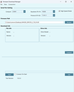 施耐德伺服变频器刷固件软件Firmware Download