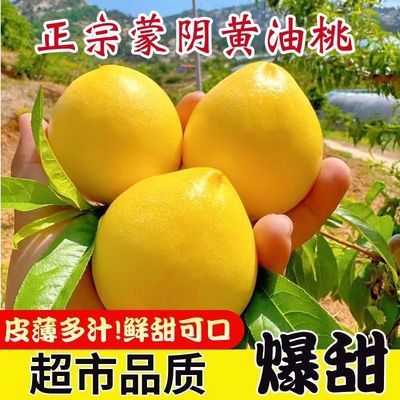 蒙阴黄肉油桃应季新鲜心山