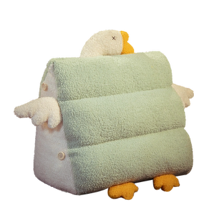 可爱大鹅床头大靠垫沙发腰枕三角大靠背床上宿舍靠枕垫榻榻米女生