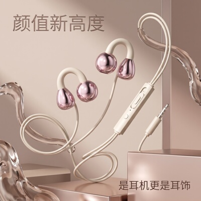耳机有线入耳式type-c接口手机通用适用华为vivo小米苹果扁孔