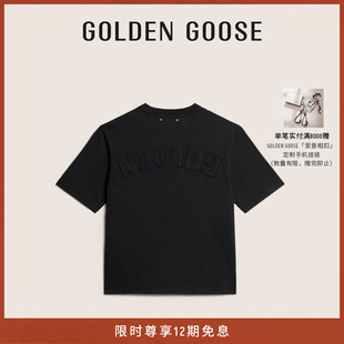 Goose男女同款 Golden 型 字母圆领T恤 亚洲限定版 24年春夏新款