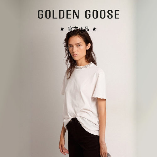 GoldenGoose女士棉质短袖T恤