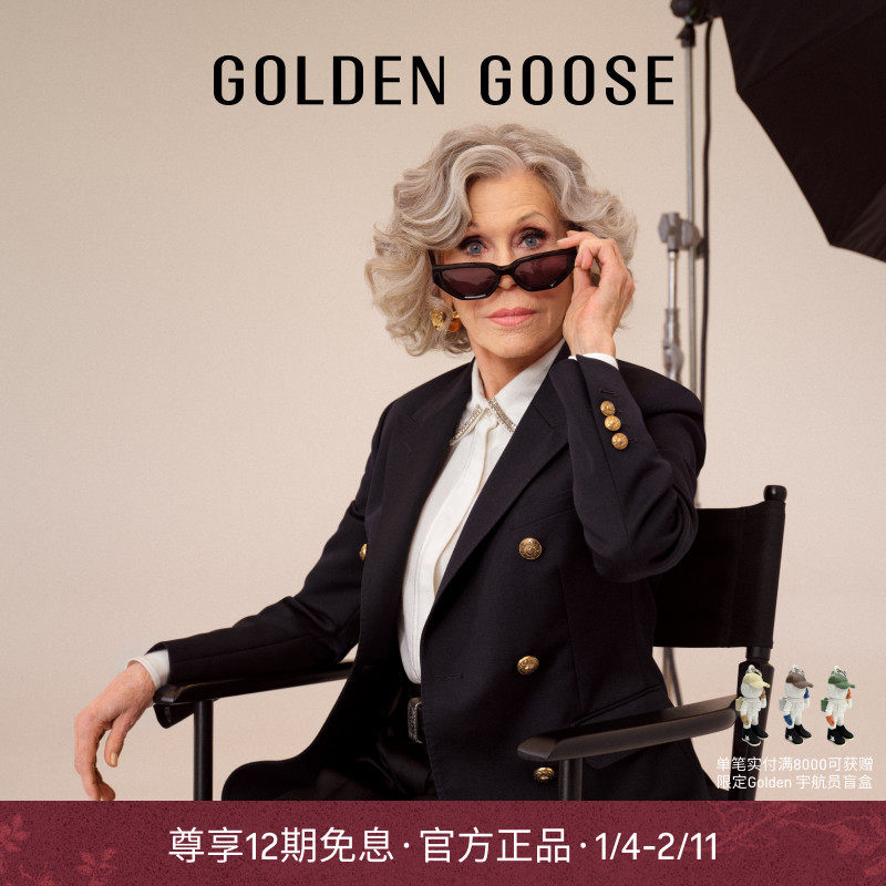Golden Goose 女士双排扣通勤宽松休闲西服外套GGDB,女装/女士精品,西装,淘宝优惠券,粉丝福利购,淘宝优惠卷