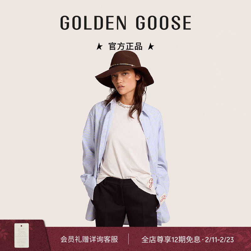 【明星同款】Golden Goose女装Golden衬衫GGDB