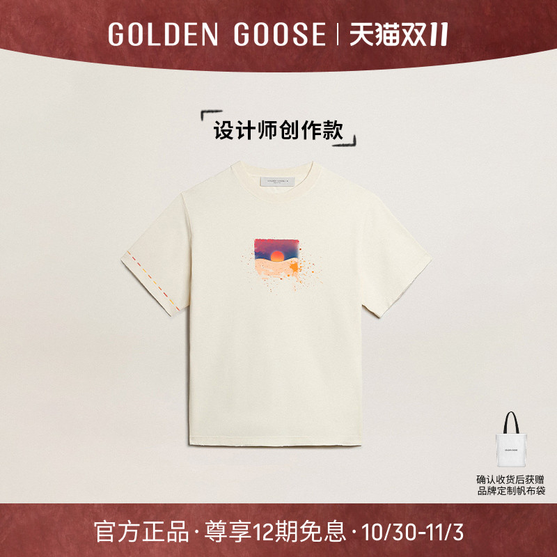 创作款【亚洲限定版型】Golden Goose男女T恤GGDB